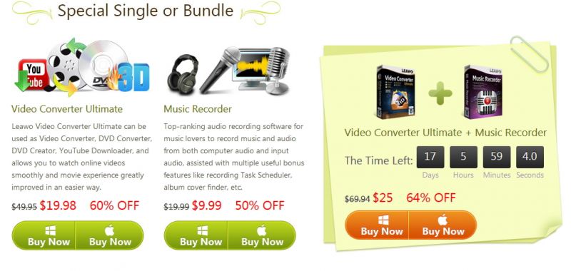 Leawo Spring Offer